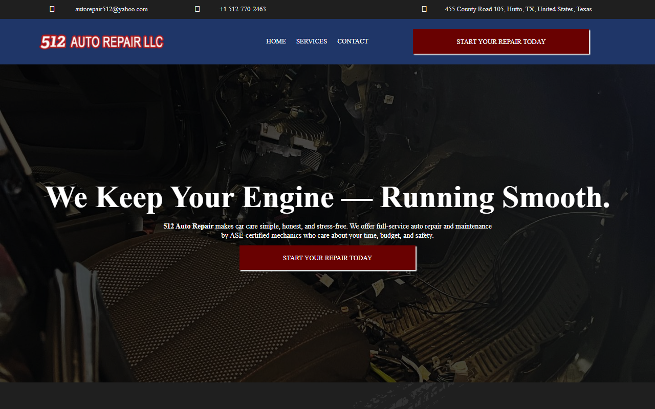 512autorepair.com screenshot