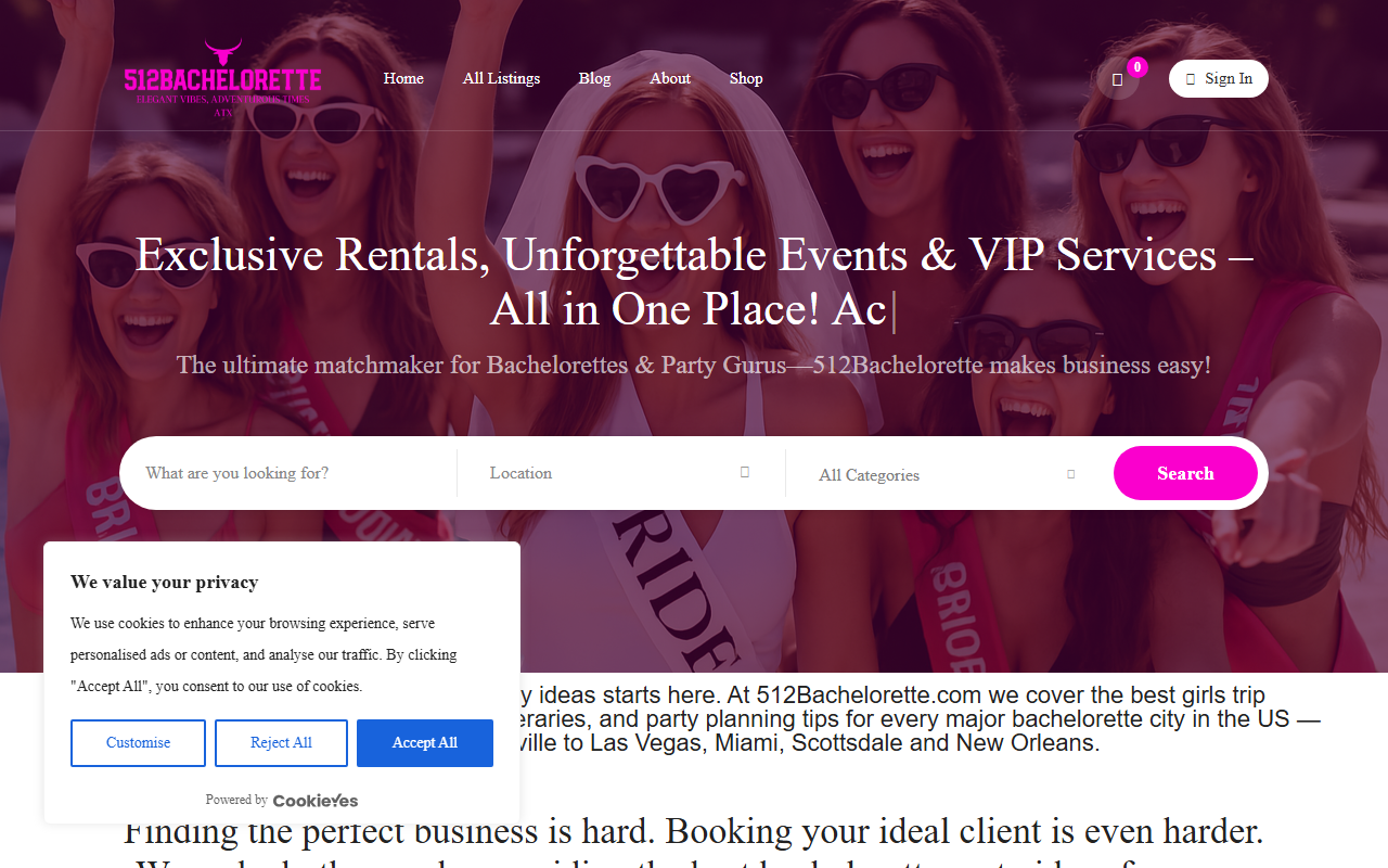 512bachelorette.com screenshot