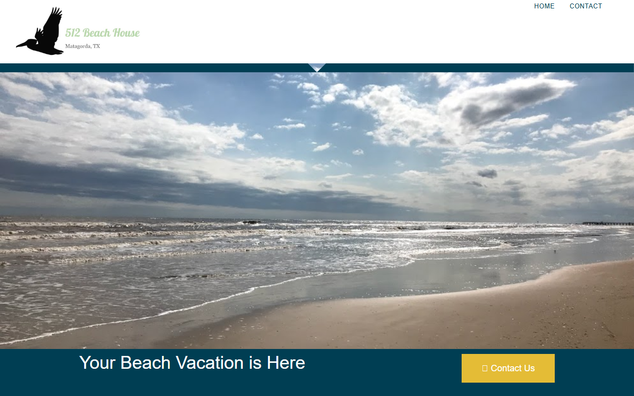 512beachhouse.com screenshot