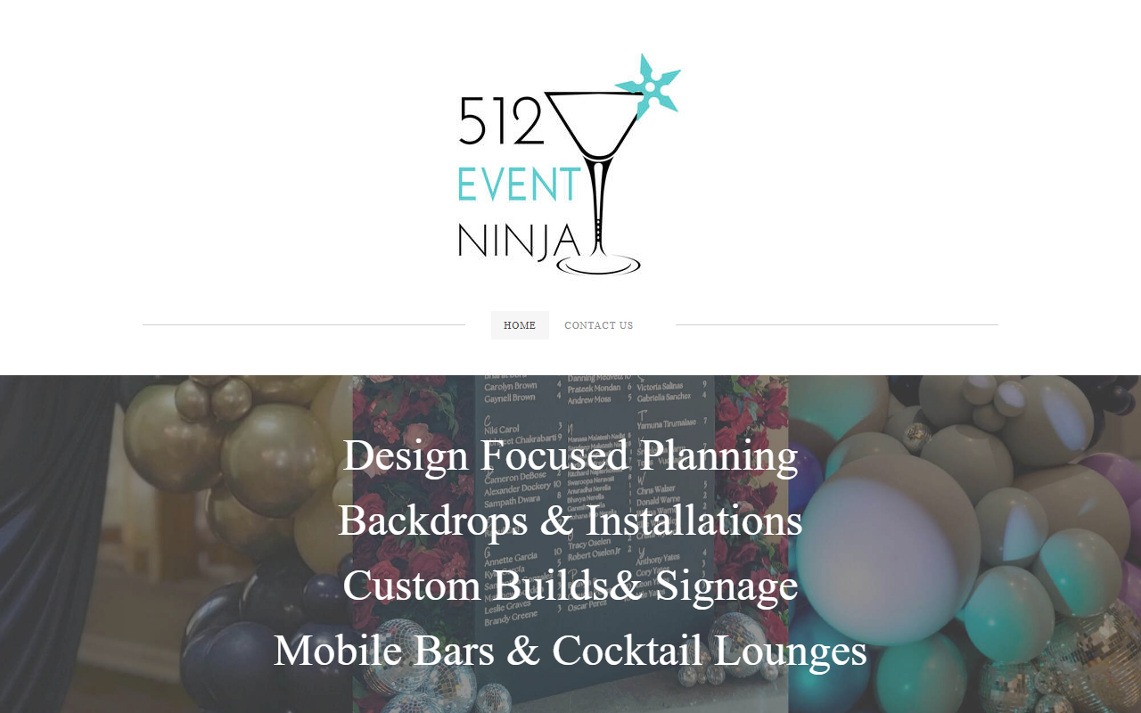 512eventninja.com screenshot