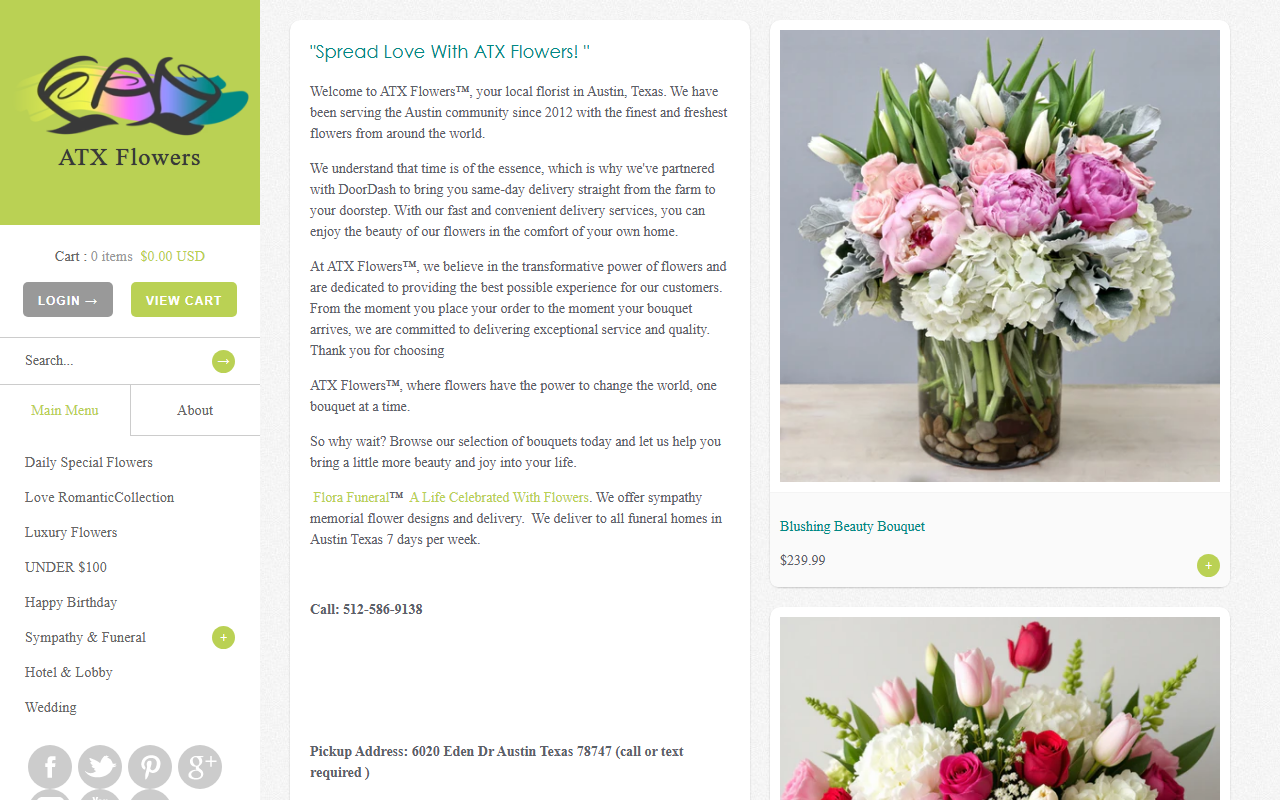 512flowers.com screenshot