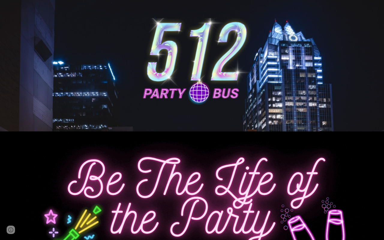 512partybus.com screenshot