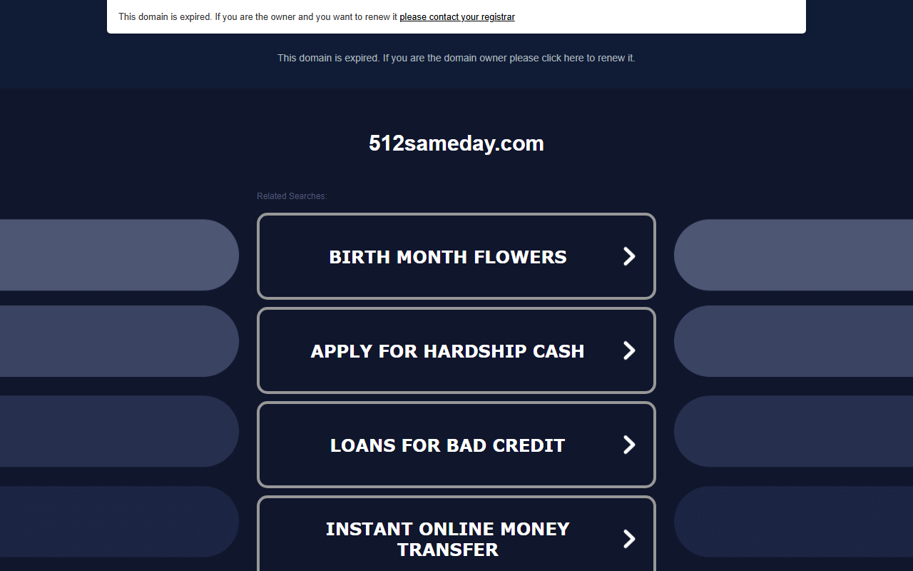 512sameday.com screenshot