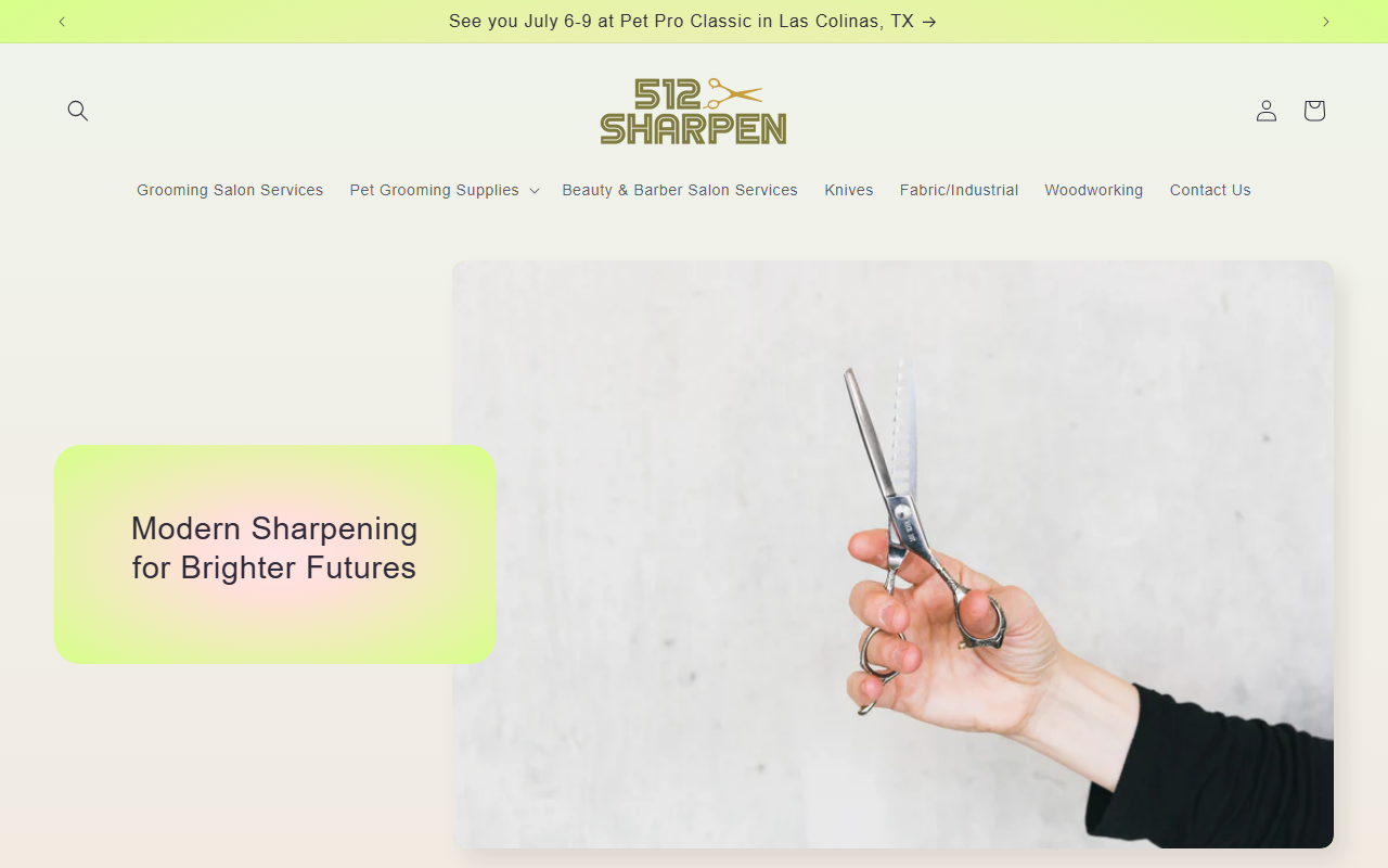 512sharpen.com screenshot