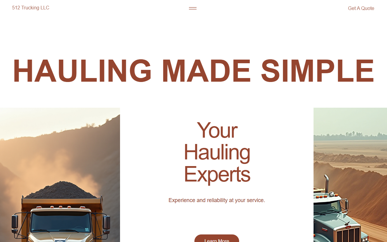 512truckingllc.com screenshot