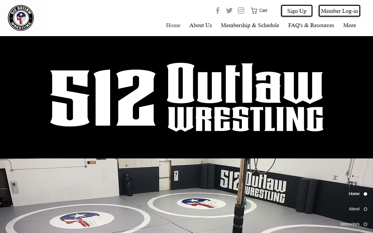 512wrestling.com screenshot