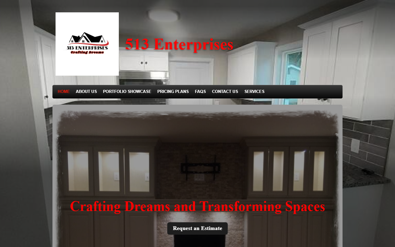 513-enterprises.com screenshot