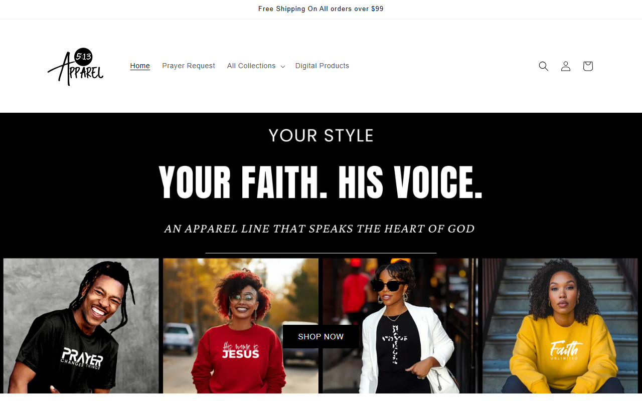 513apparel.com screenshot