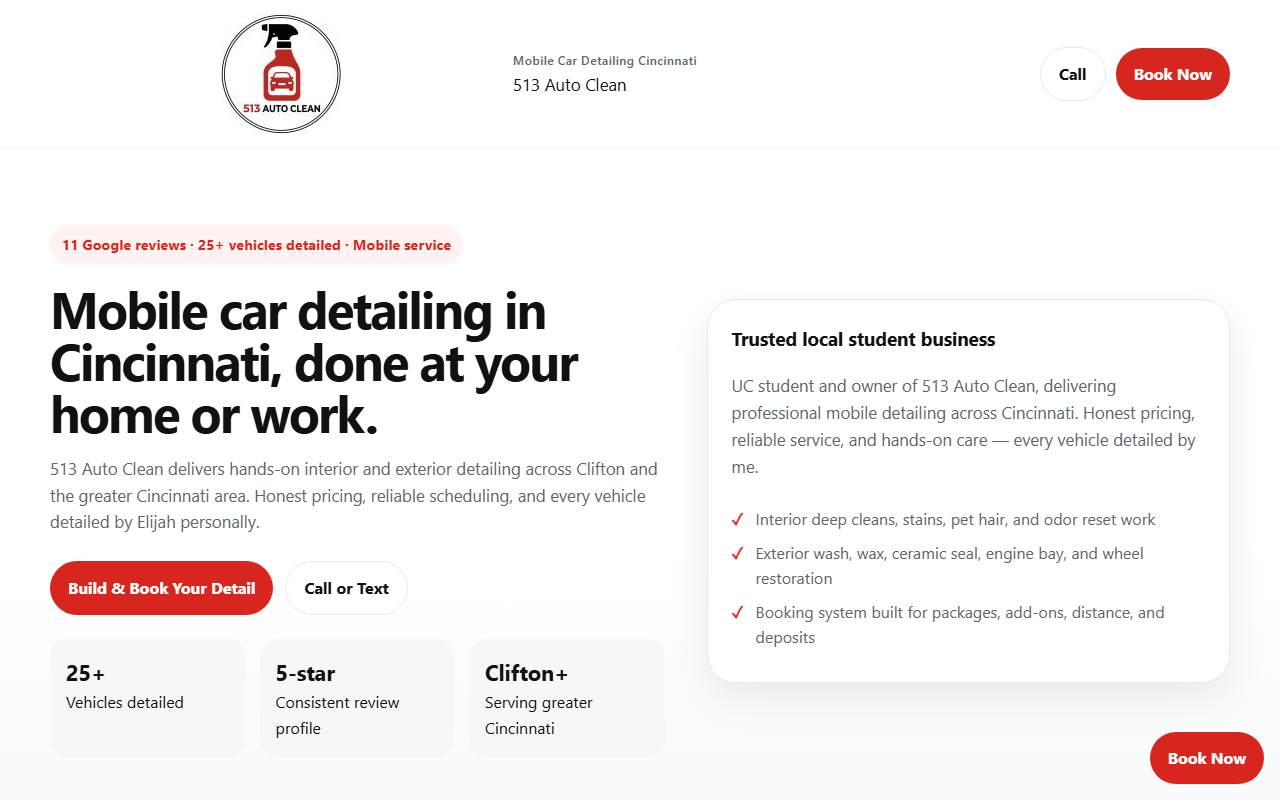 513autoclean.com screenshot