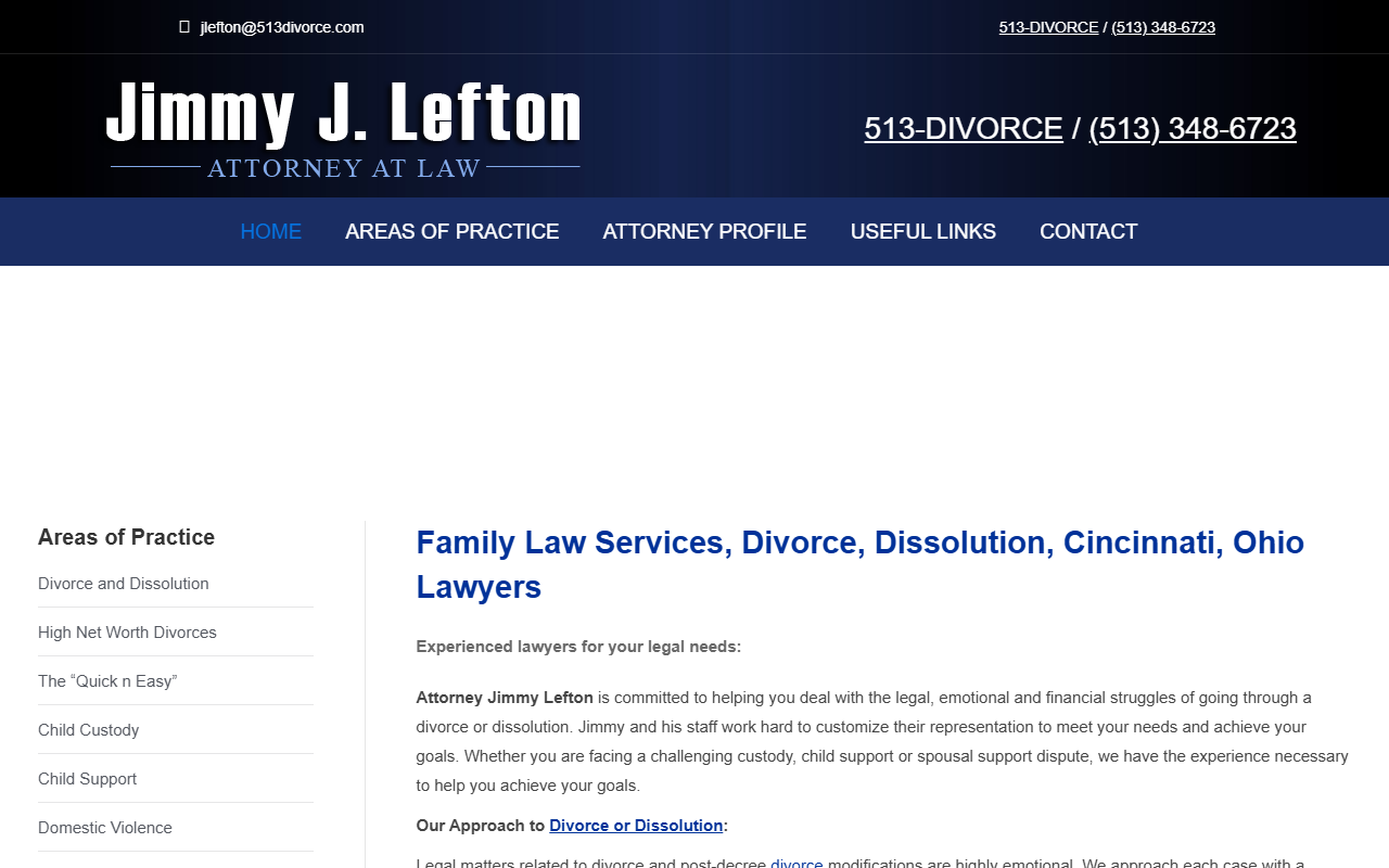 513divorce.com screenshot