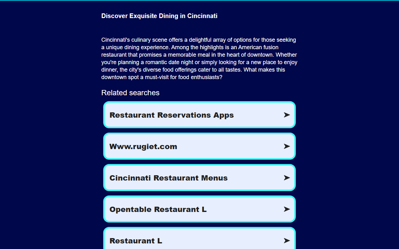 513restaurant.com screenshot
