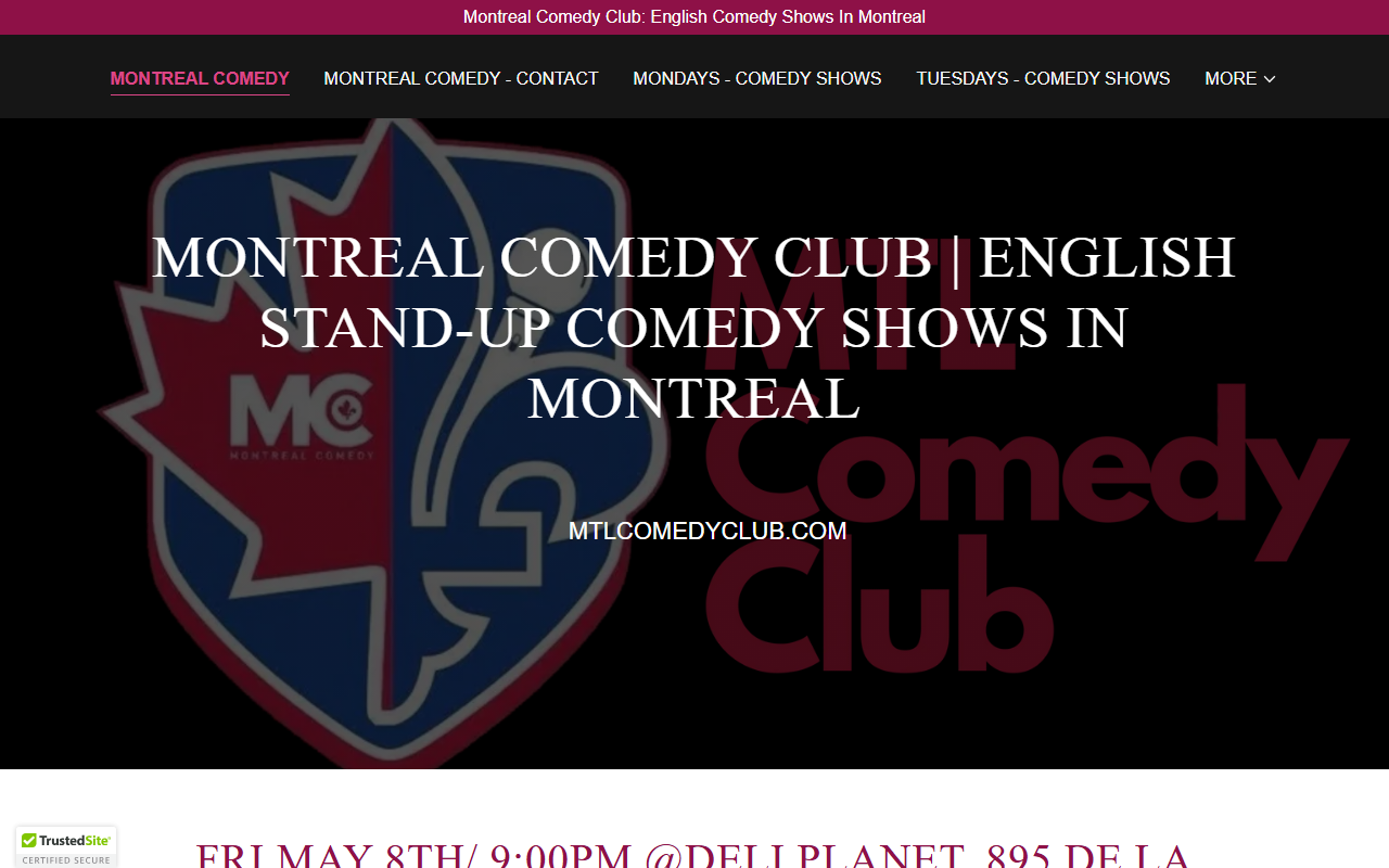 514comedyclub.com screenshot