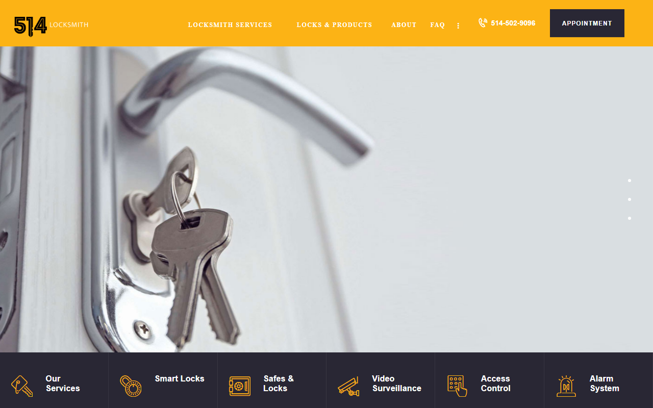 514locksmith.com screenshot