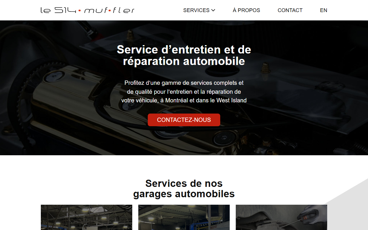 514muffler.com screenshot