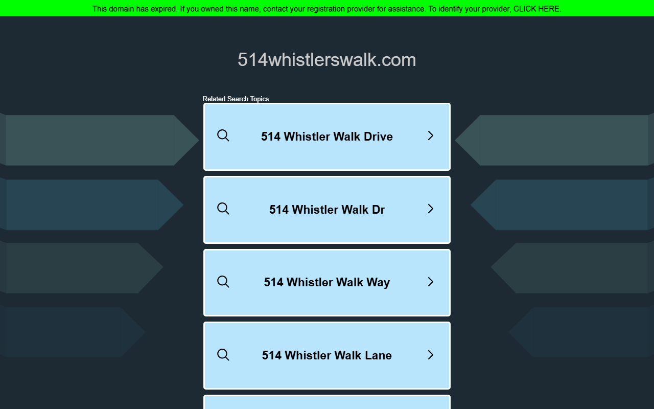 514whistlerswalk.com screenshot