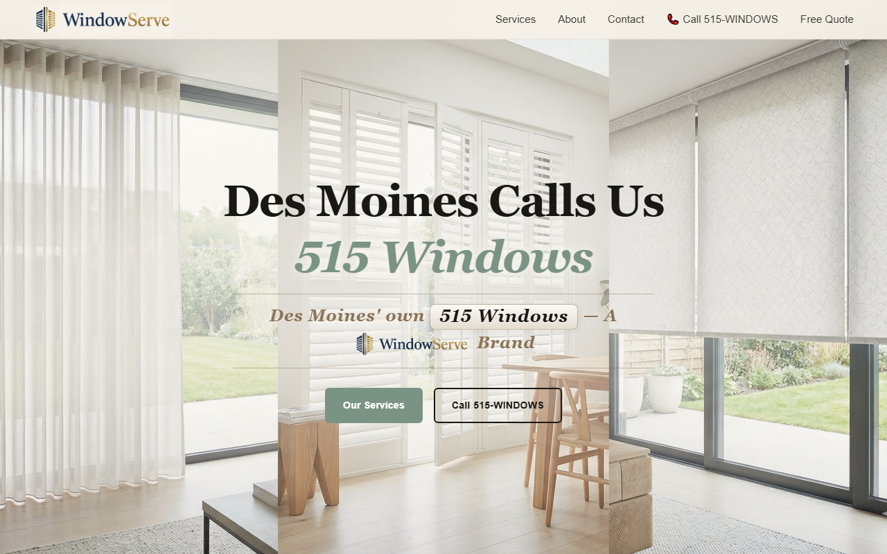 515-windows.com screenshot