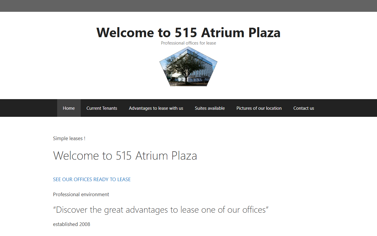 515atriumplaza.com screenshot