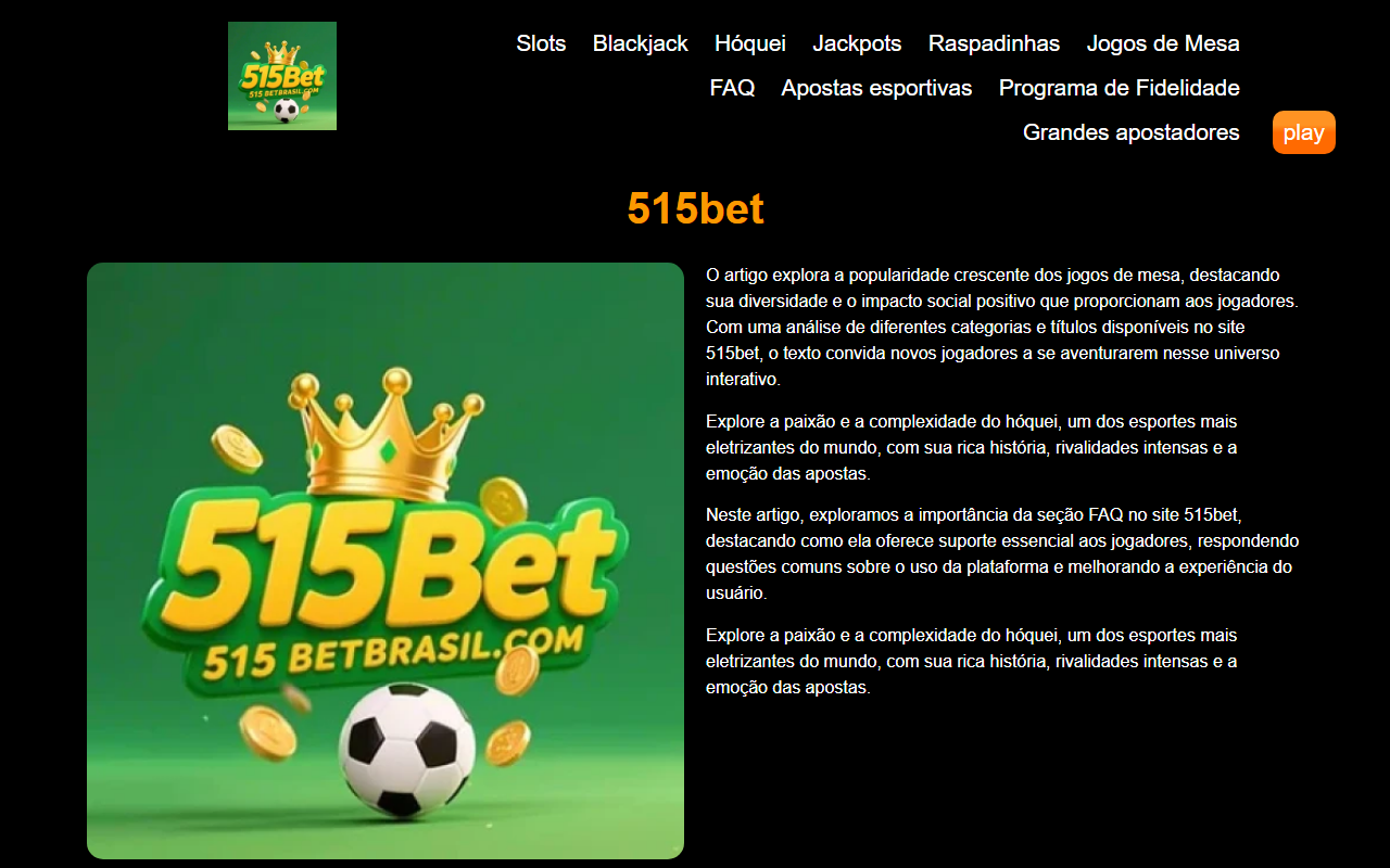 515betbrasil.com screenshot