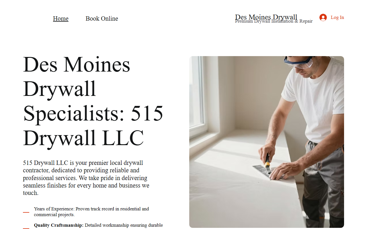 515drywall.com screenshot