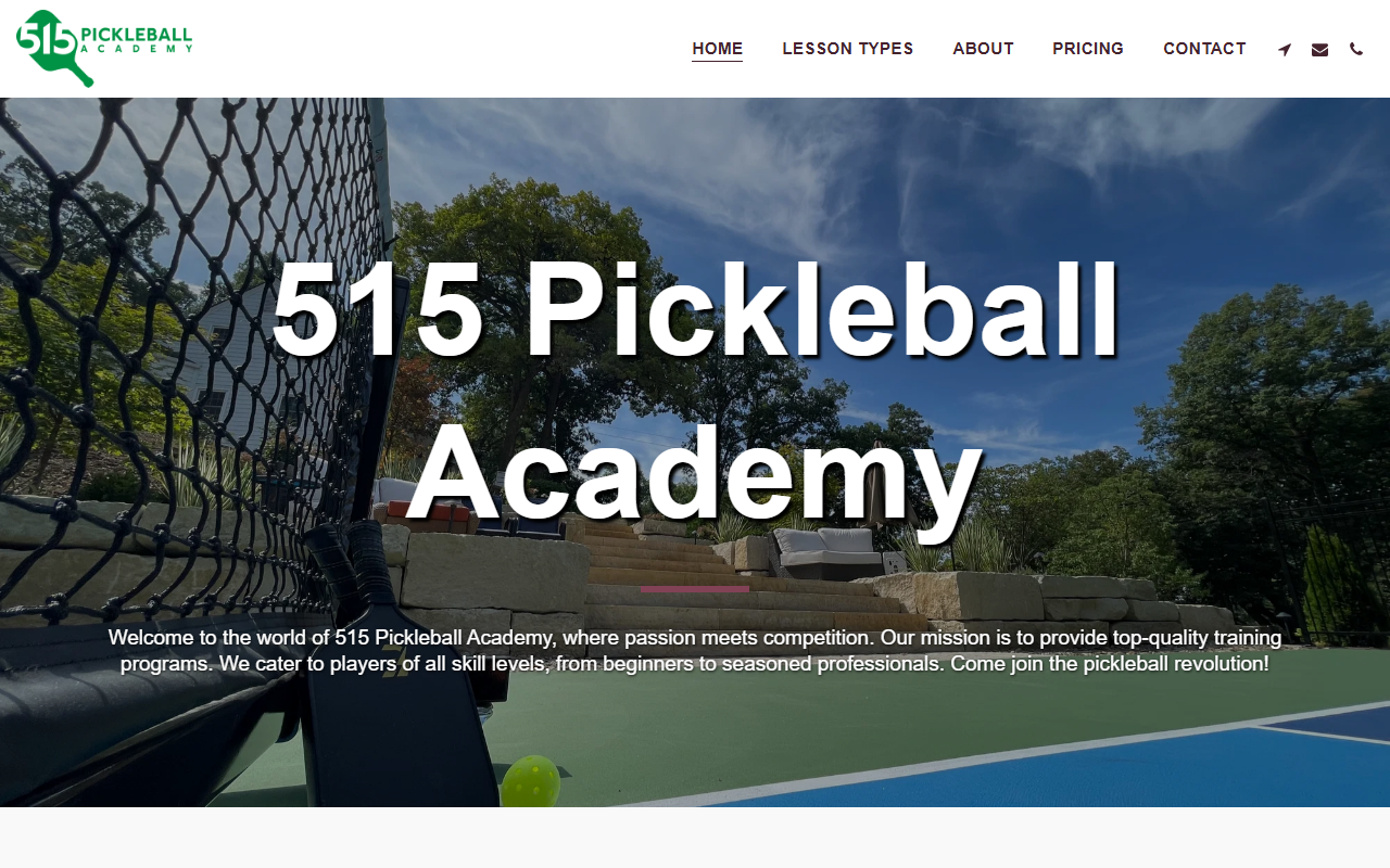 515pickleball.com screenshot