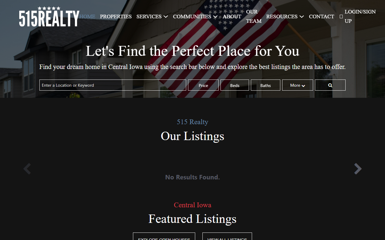 515properties.com screenshot