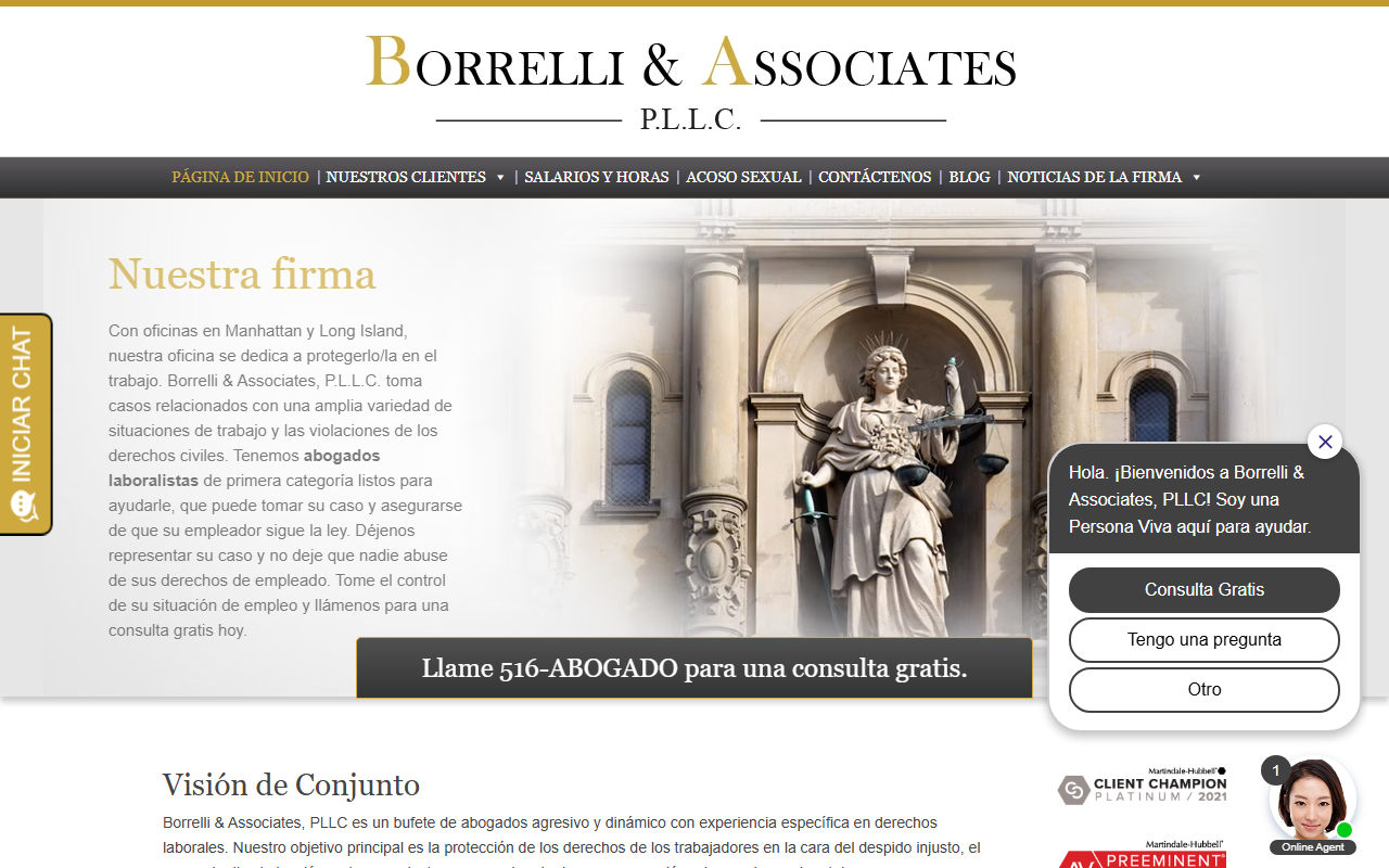516abogado.com screenshot