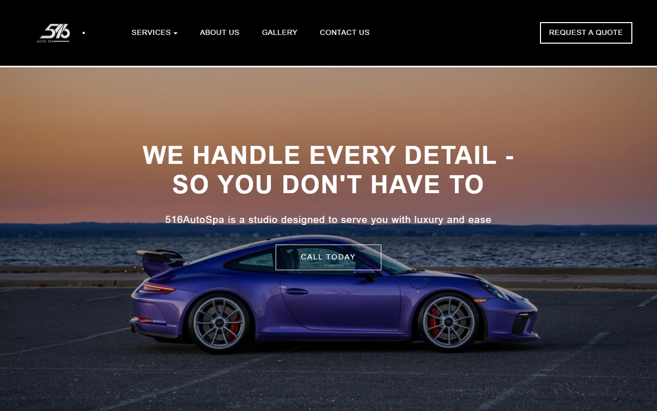 516autospa.com screenshot