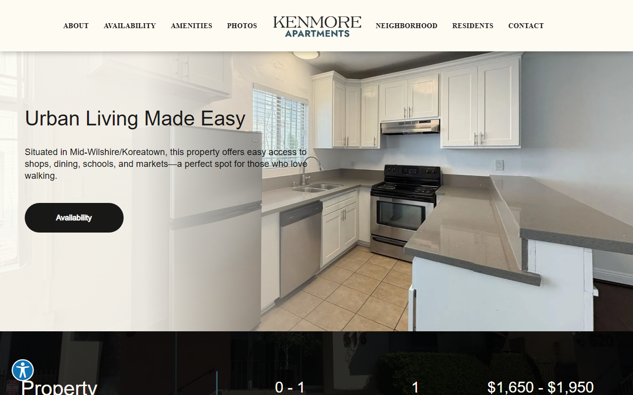 516kenmore.com screenshot