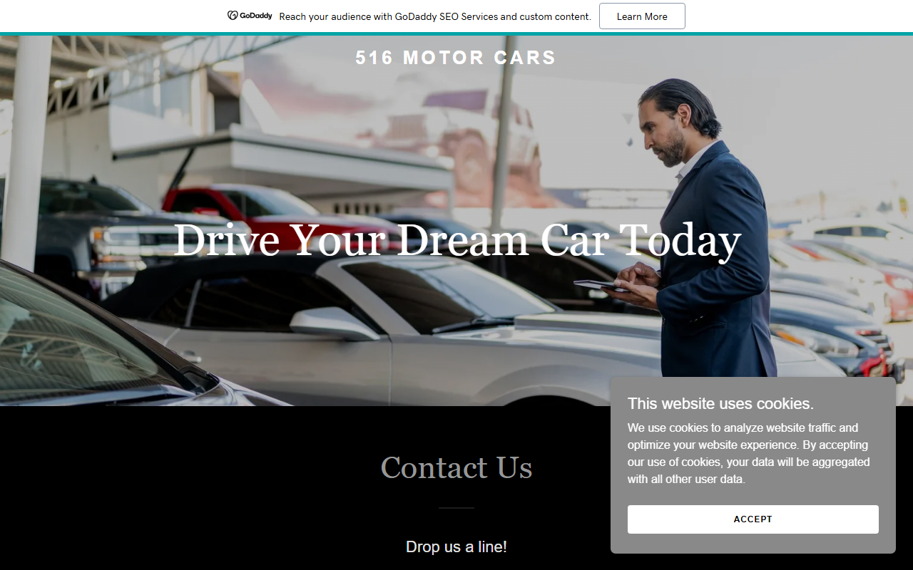 516motorcars.com screenshot