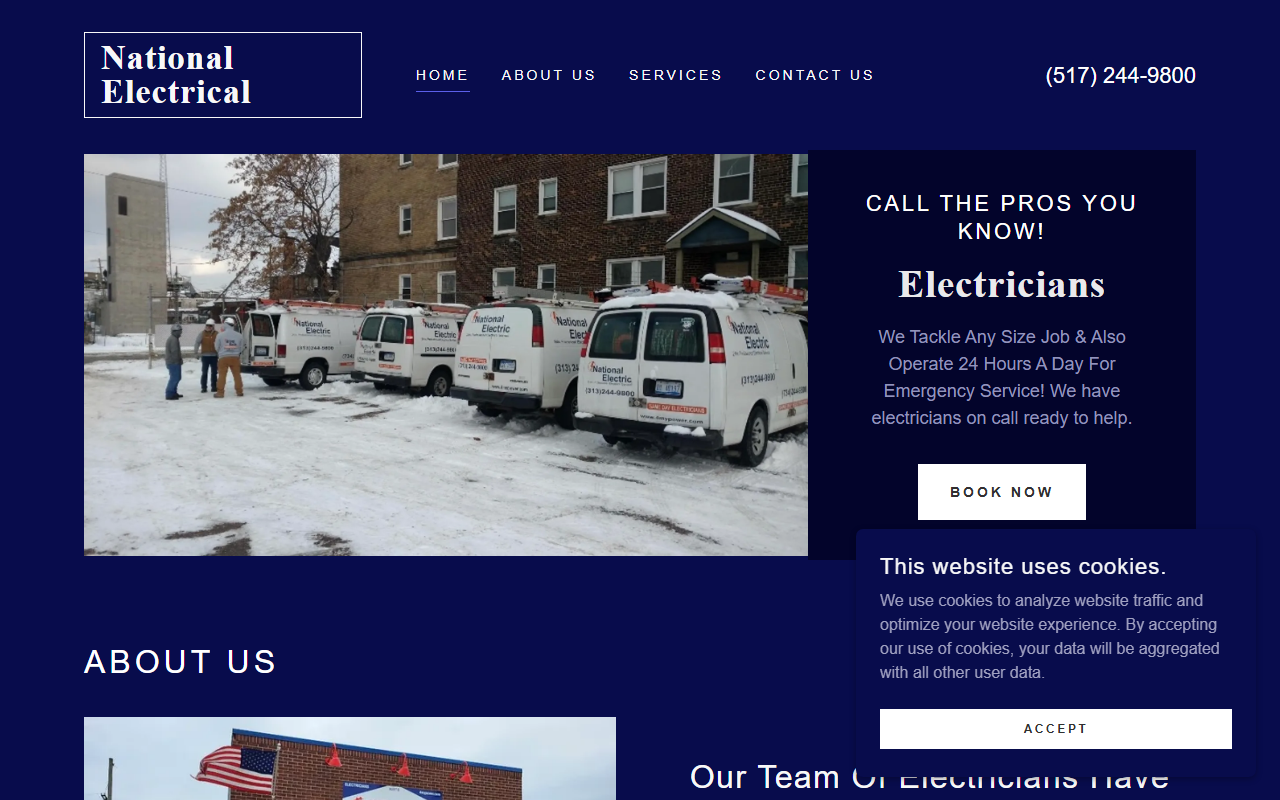 517electricians.com screenshot