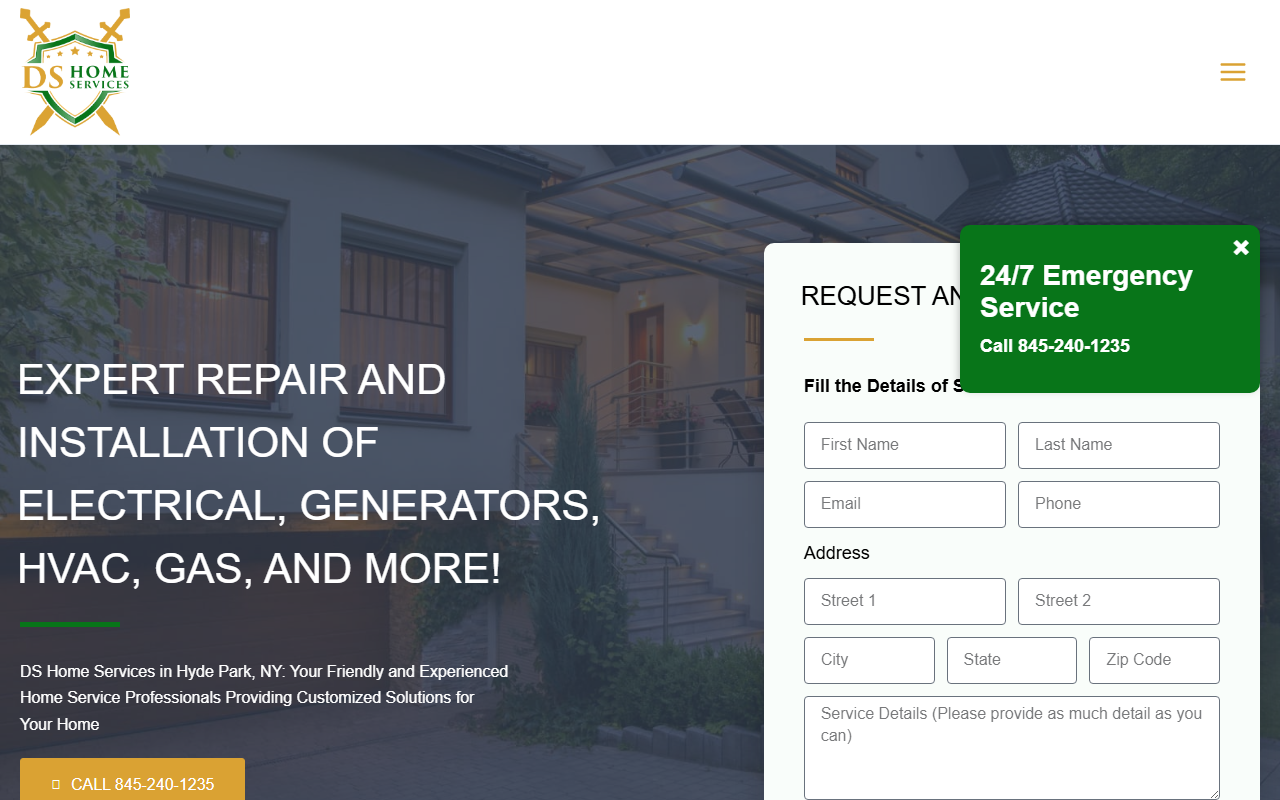 518-generators.com screenshot