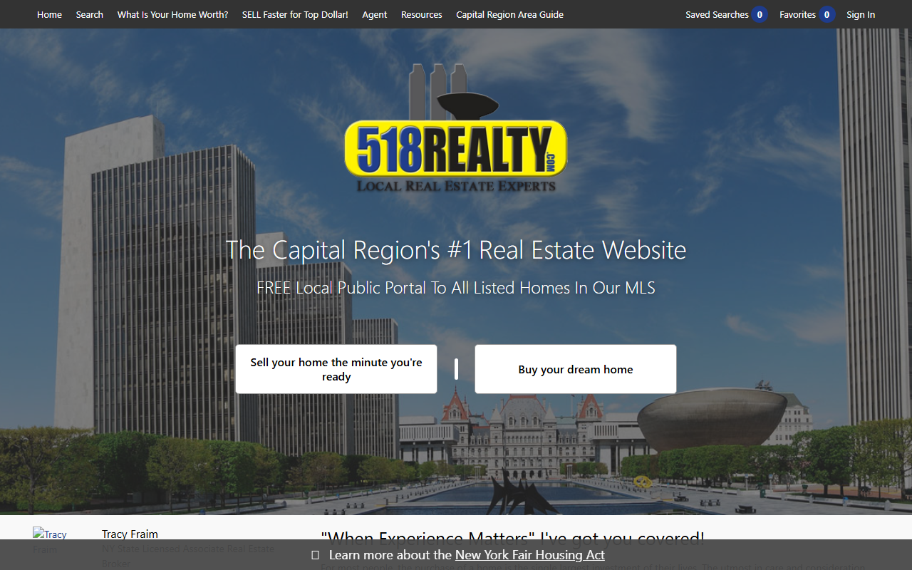 518areahomes.com screenshot