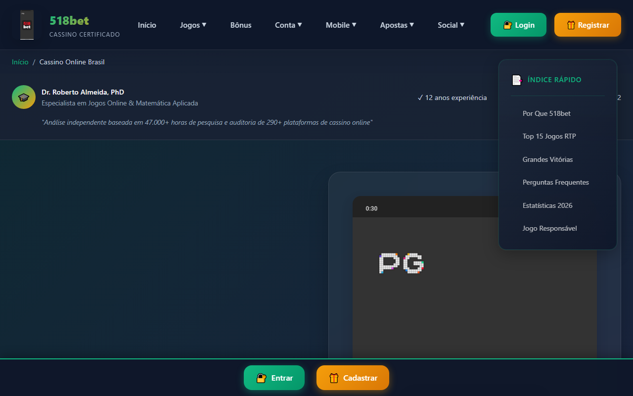 518betjogos.com screenshot