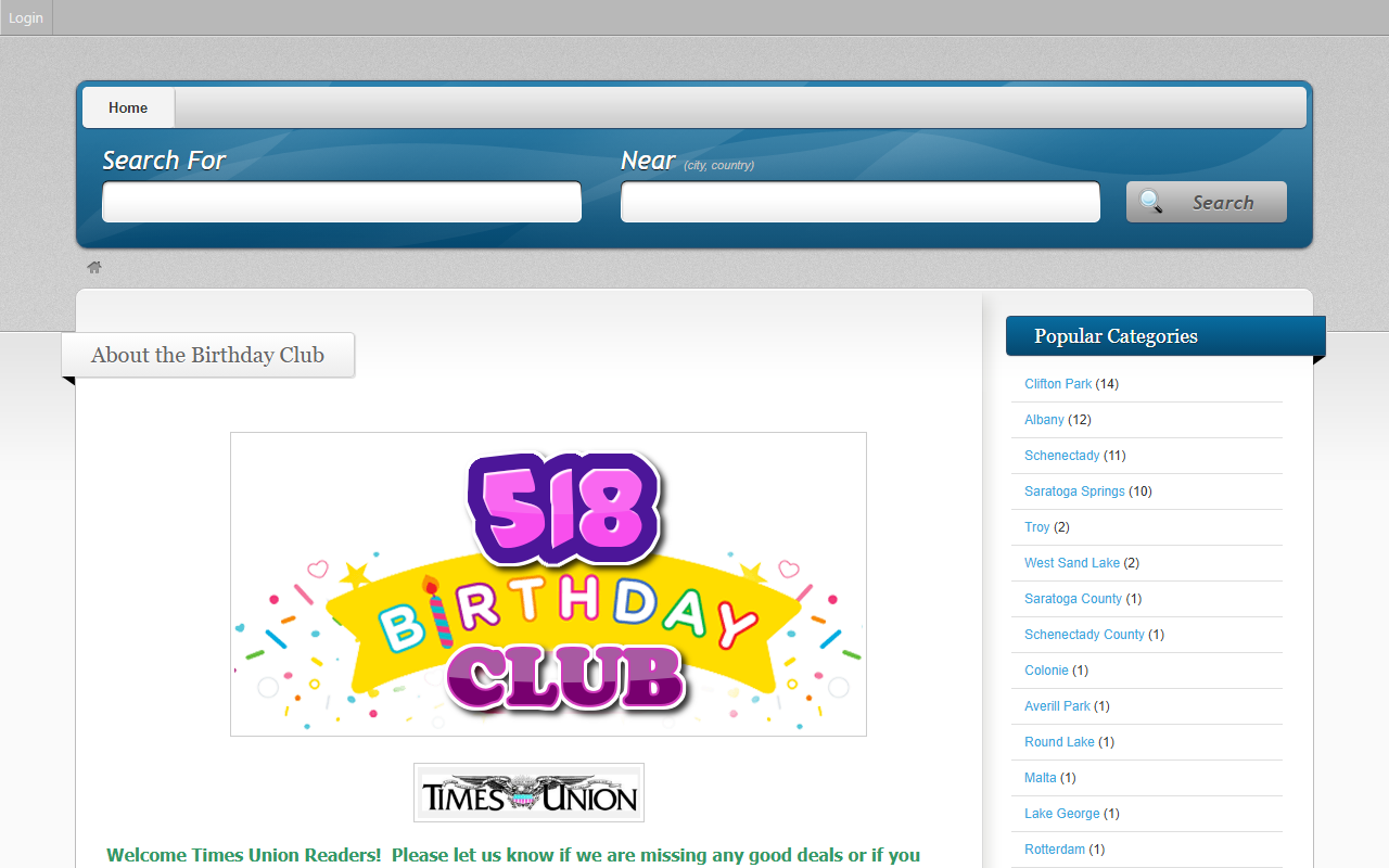518birthdayclub.com screenshot