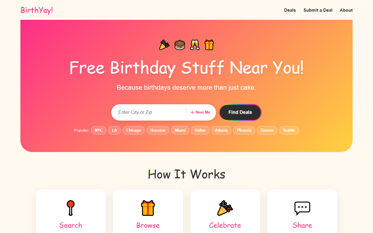 518birthyay.com screenshot