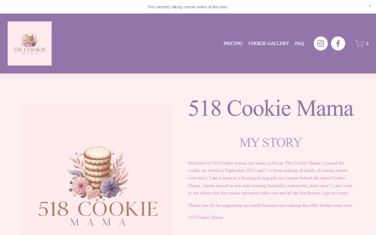 518cookiemama.com screenshot