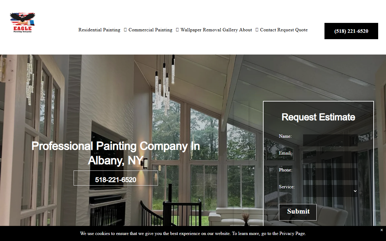 518eaglepainting.com screenshot