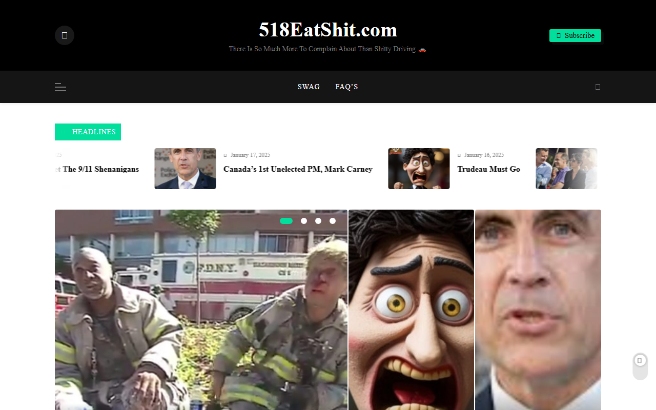 518eatshit.com screenshot