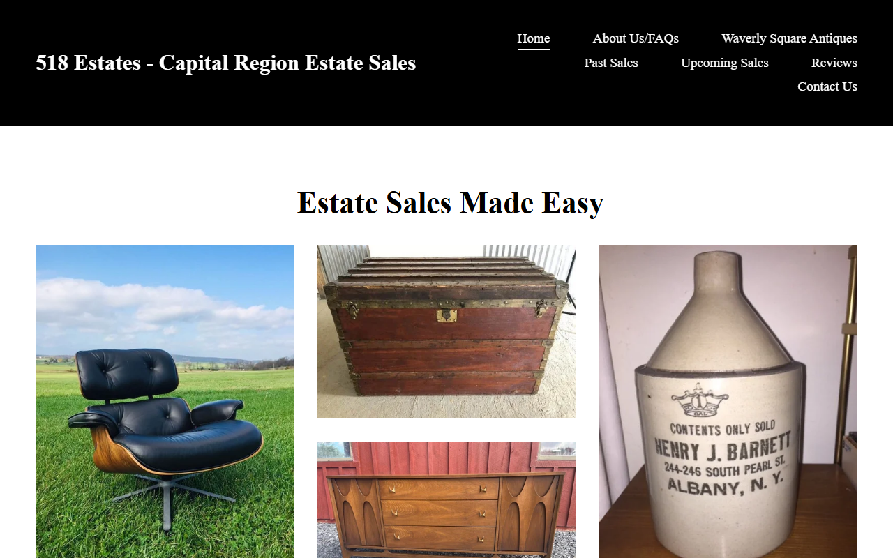 518estates.com screenshot