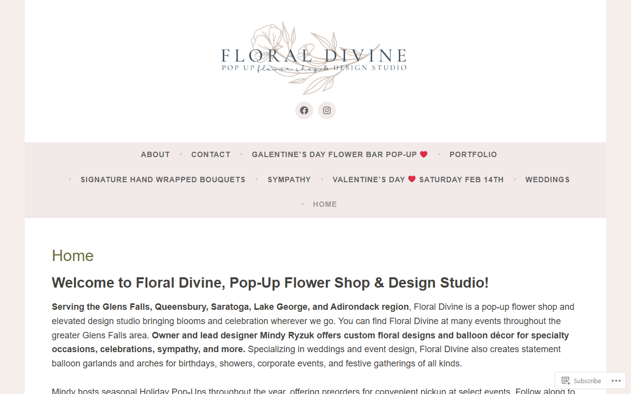 518floraldivine.com screenshot