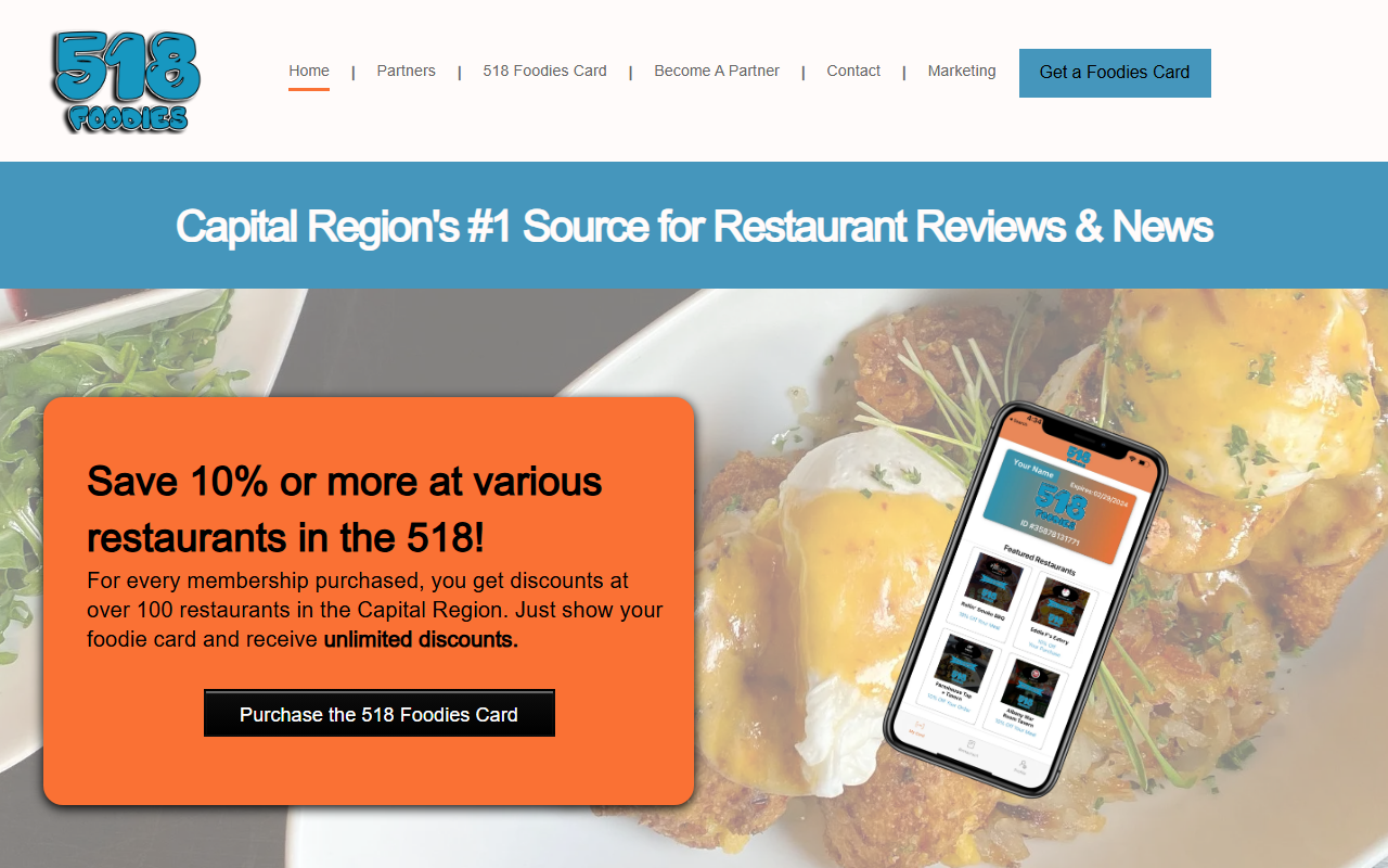 518foodies.com screenshot