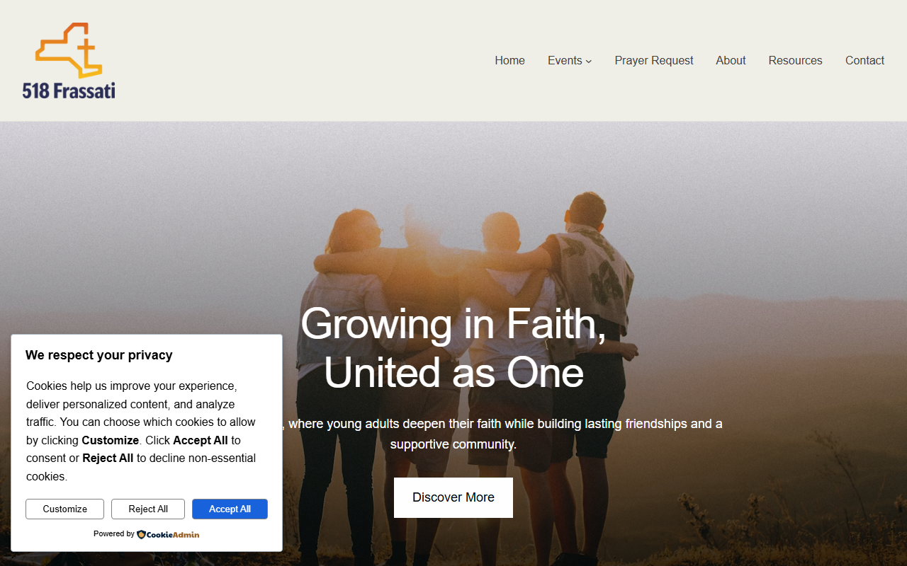 518frassati.com screenshot