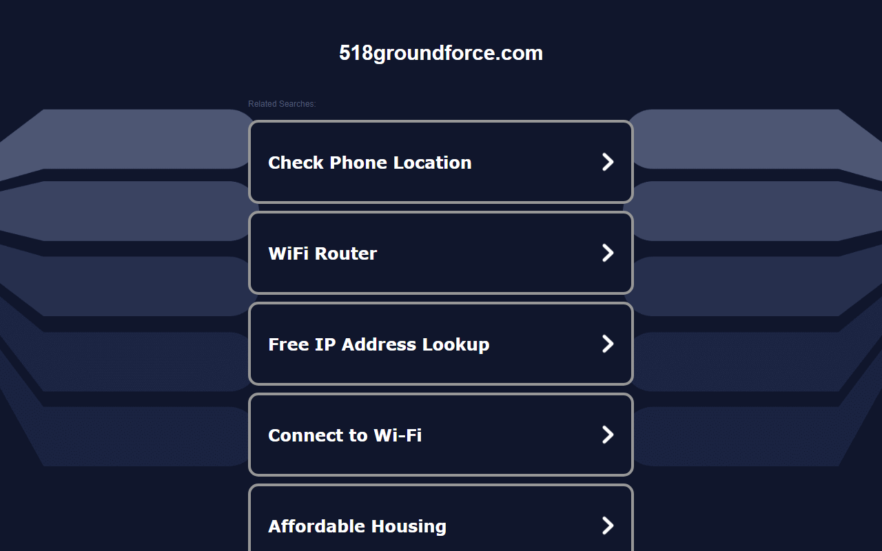 518groundforce.com screenshot