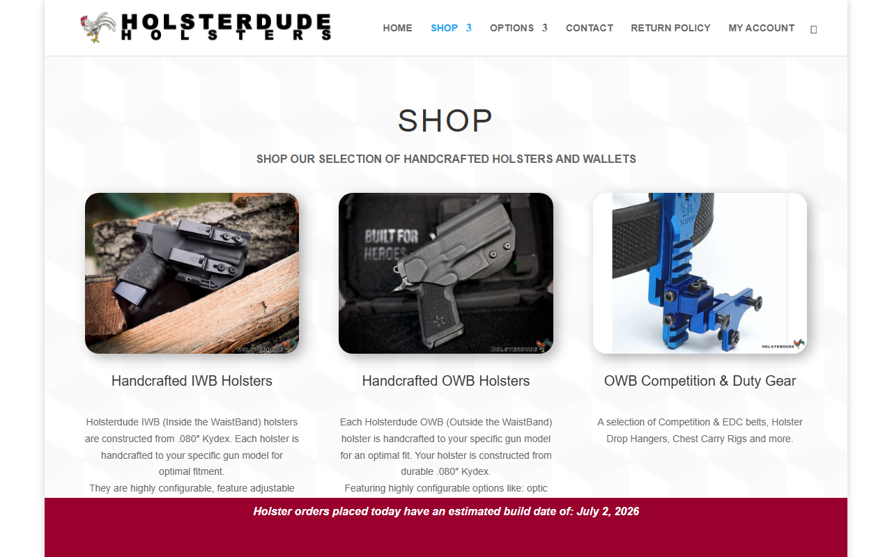 518holster.com screenshot