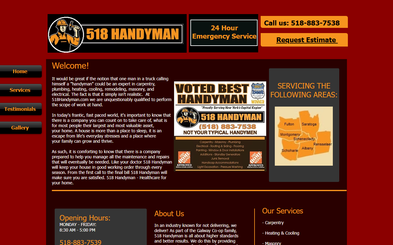518junkremoval.com screenshot