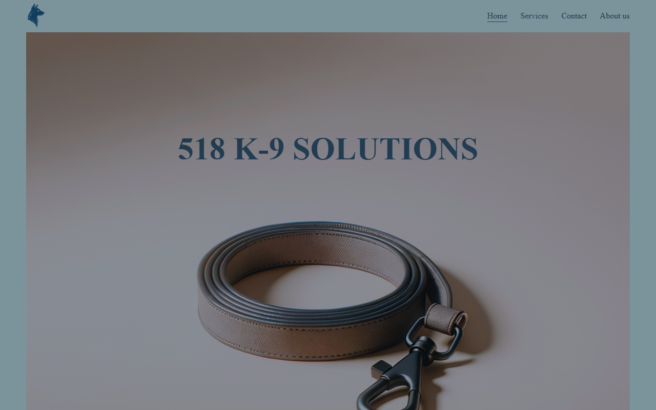 518k9solutions.com screenshot
