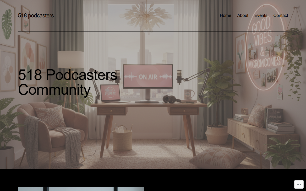 518podcasters.com screenshot