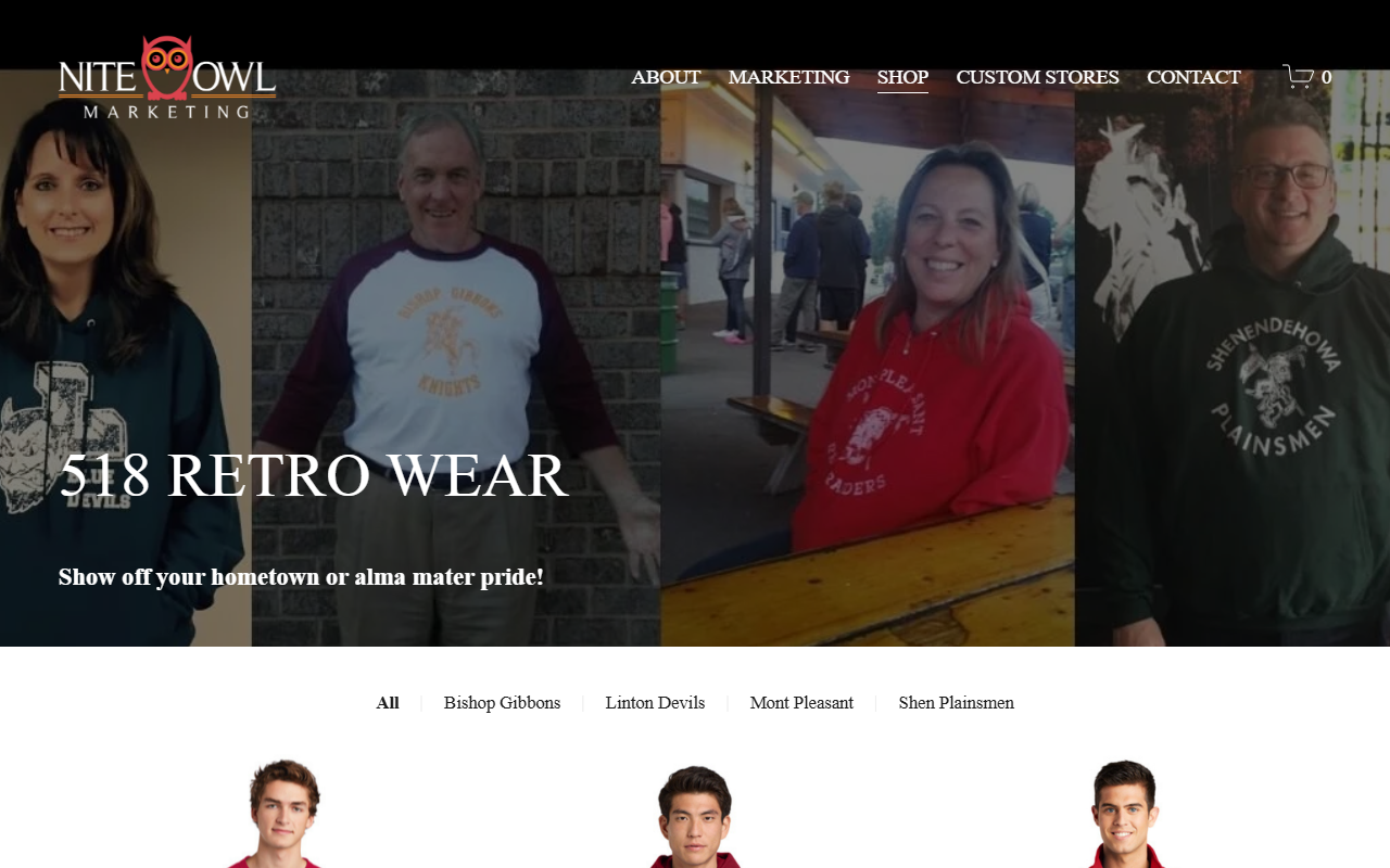 518retrowear.com screenshot