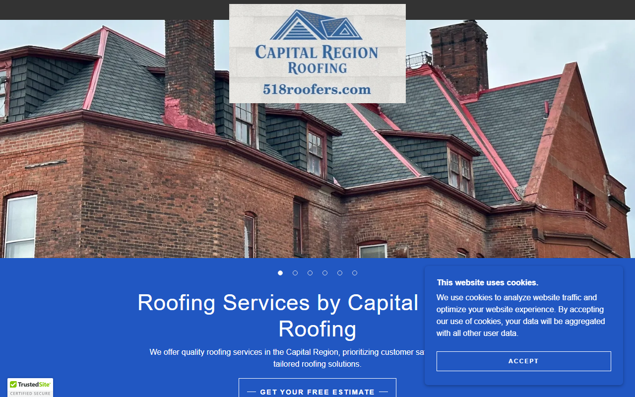 518roofers.com screenshot