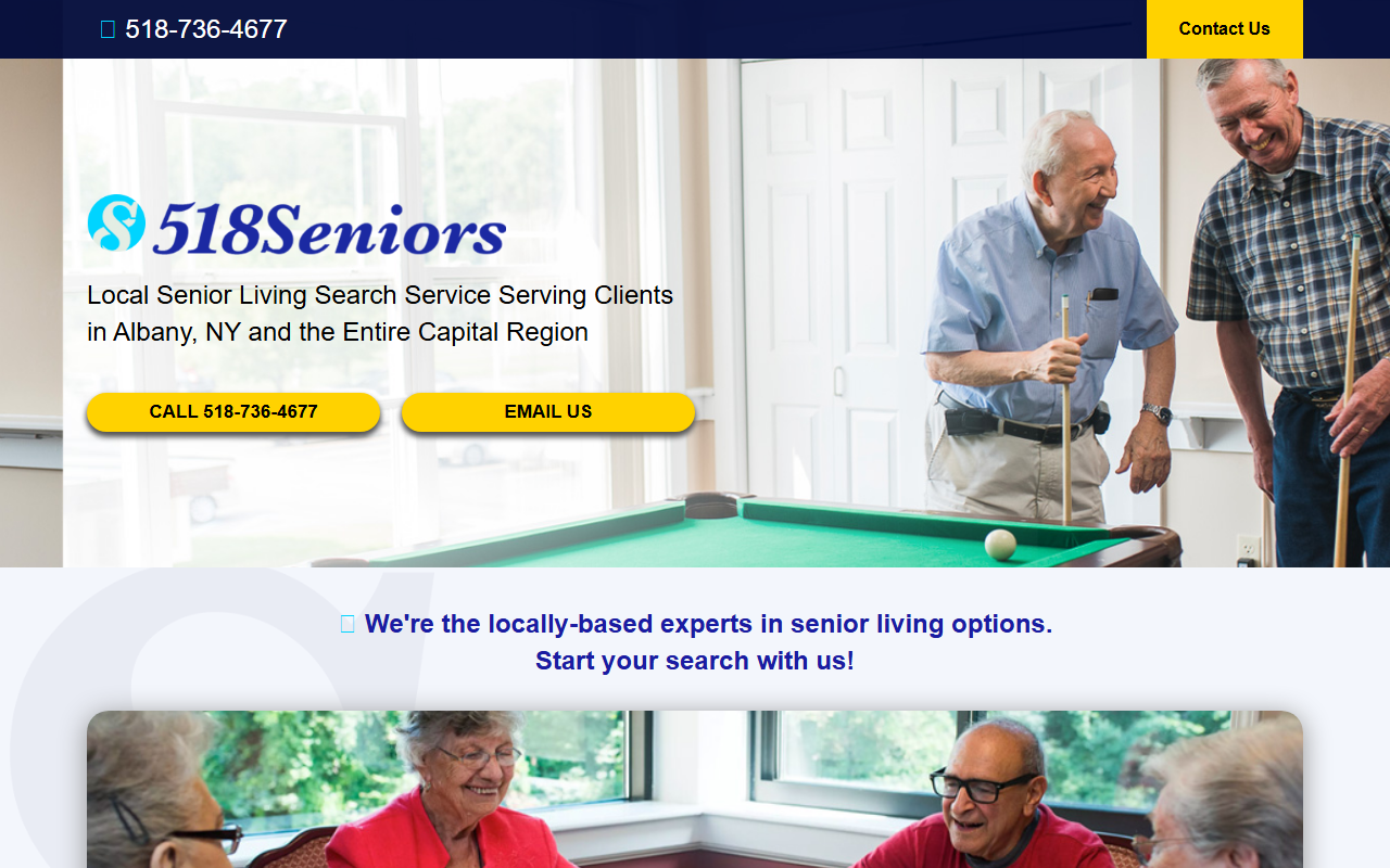 518seniors.com screenshot